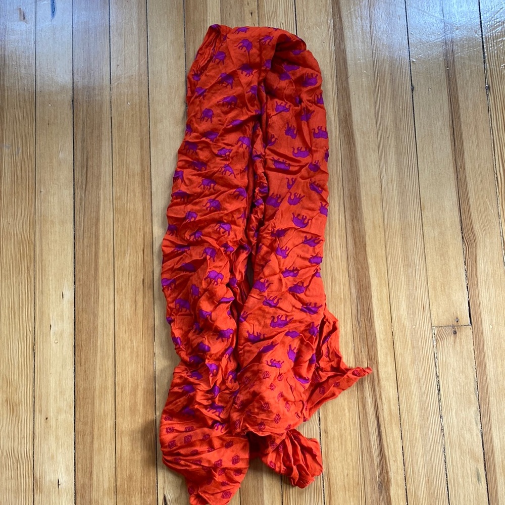 Beautiful colorful elephant scarf